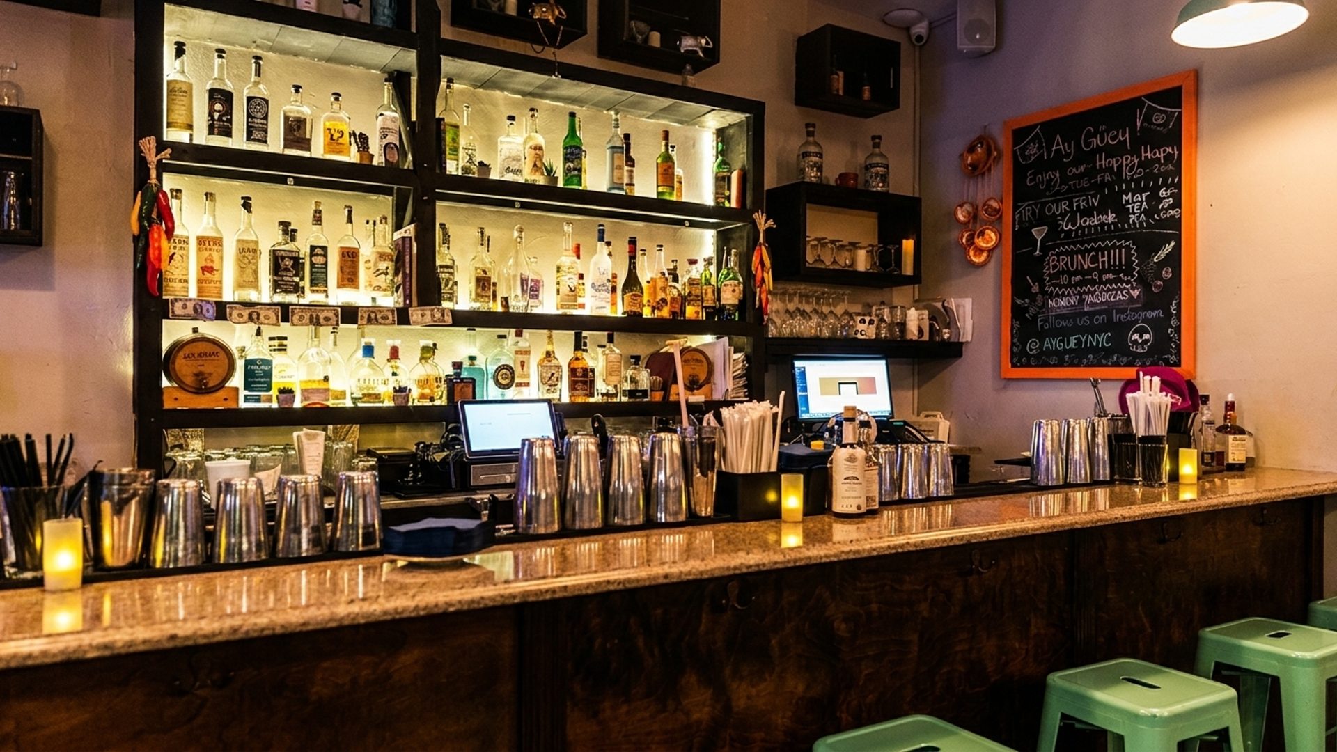 The Agavería: tequila & mezcal flights
