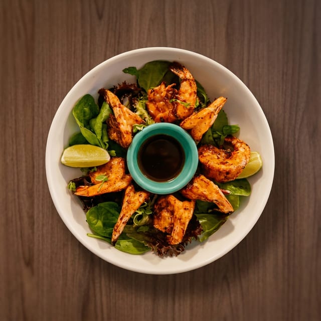 Chef's Camarones Flameados.